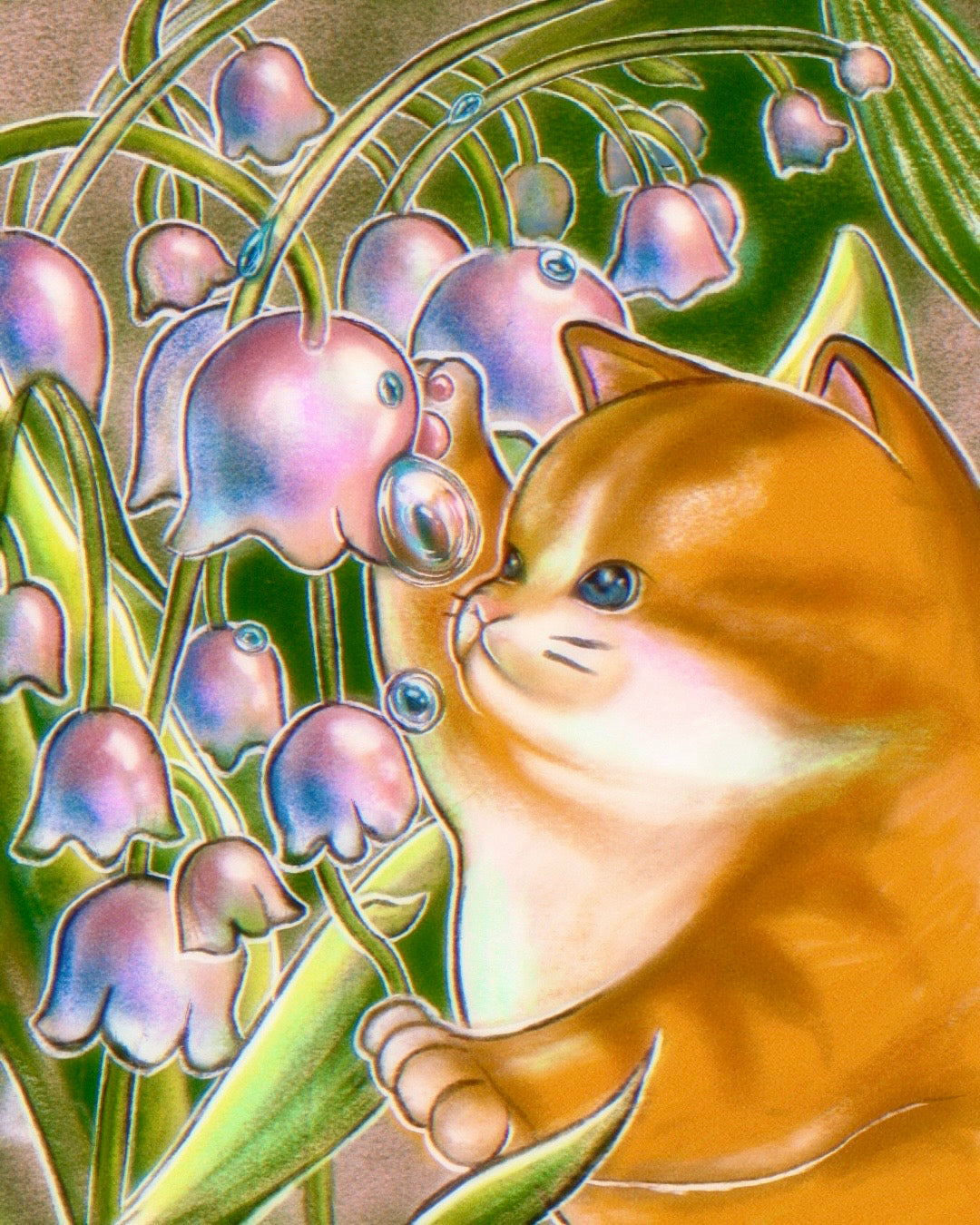 Cherry Blossom Cat