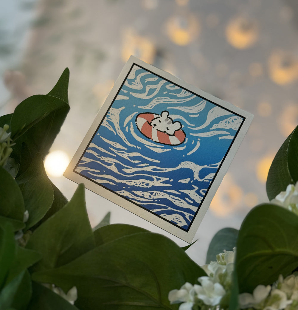 Floating on Water Postcard