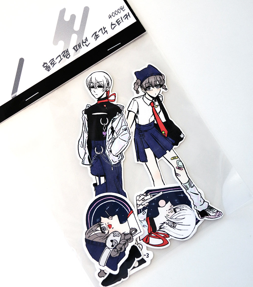 Cutout Fashionista Stickers