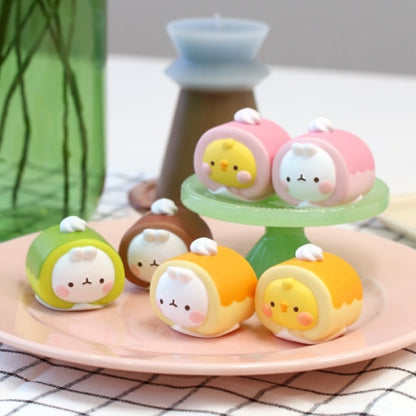 'Rollcake-themed' Molang Random Figure Blind Box