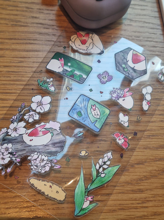 Apple Rabbit Story Series - Spring Picnic Story